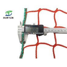 Red HDPE Knotless Fall Arrest Net, Construction Safety Catch Net, Anti-Falling Netting, Container Cargo/Sport/Golf Nets Made in China